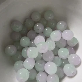 10mm Glass Beads – Multi Tone Opaque Purple Green