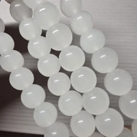 10mm Glass Beads – Opaque White