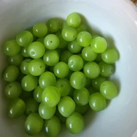 10mm Glass Beads – Opaque Green
